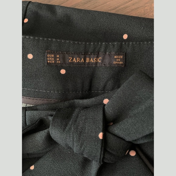 Zara | High-Waist Polka Dot Tailored Shorts - Picture 10 of 10